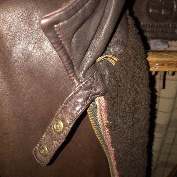 🔥Timberland🔥Leather🔥Jacket/Coat🔥 - Picture 5 of 16